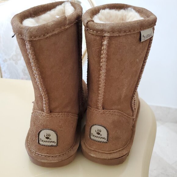 Kids Bearpaw Emma Youth Boot 608Y Hickory II Suede Size 13 New in Box - Picture 5 of 14